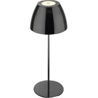 Lámpara de mesa led Serina 200 lm 2700 k negro cromo 36 cm