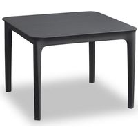 Table de jardin, Table d'appoint d'extérieur - 60x60 - ARGO Anthracite en Plastique, Scab design