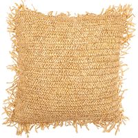 Coussin de style boho Bali - Housse et Rembourrage inclus - Alicia Naturel