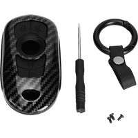 5 boutons housse de télécommande en fibre de carbone pour Buick Envision accessoire