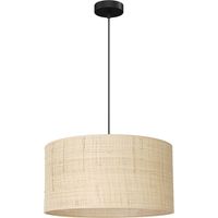 Lampada sospesa rattan crema/nero Ø40 1xE27 Luminex