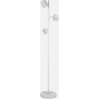 Pie Salon Ortiga 3 X Gx53 Blanco 27w 2400lm Orientable Bombillas Incluidas 142x25x25cm