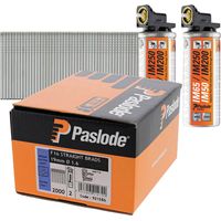 PASLODE 921586 19MM GALV'D BRADS IM65