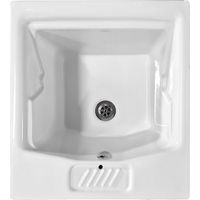 Lavatoio in ceramica 45x51 NILO ideale per Top o Mobile