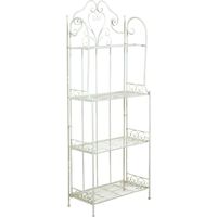 Etagere Balkon-Pflanzgefäß aus Schmiedeeisen, Pflanzenstütze, Blumentopfhalter, Regal für Außen- und Zimmerpflanzen