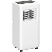 Aire acondicionado portátil – Múltiples ajustes – Pantalla LED – Temporizador – Ruedas – Blanco