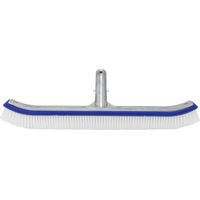 Brosse de nettoyage de piscine à manche en aluminium pour le nettoyage des murs, des carrelages et des sols
