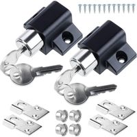 2pcs sliding door lock window door locks window door limiter window lock security lock sliding door lock sliding door locks set with key