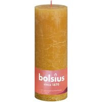 Bougie pilier rustique jaune miel - 85 heures de combustion