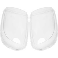 Para Hyundai Accent 2003-2005 Cubierta de lente de faro izquierdo y derecho Carcasa de parasol de faro Luz automática ()