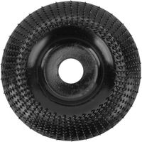 Disque de sculpture bois stable anti-déformation construction robuste meule de façonnage noire