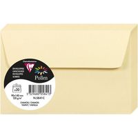 Enveloppe 120g - CLAIREFONTAINE - 90x140 - Chamois - Papier compatible Jet d'encre et Laser