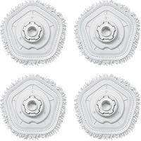Replacement Heads for Xiaomi Dreame W10/Pro, Dreame W10 Cleaning Robot, Replacement Mop Mop Replacement High Absorption Water and Dirt for All Floor Types