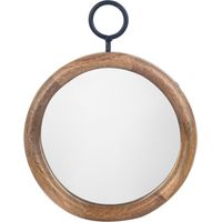 Rechteckiger, dekorativer Wandspiegel, ideal für Badezimmer, Schlafzimmer und Wohnzimmer, stabiler Rahmen, modernes Design