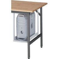 Soporte para PC RAU H500xB150-230mm gris claro acero - 09-CPU-51356.12