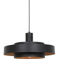 Suspension Anne Lighting & Home Flinter Noir - Verre - 3329ZW