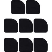 BUNTHAUS 8 PCS Anti Dérapant Mute Machine à Laver, Coussinets Anti Vibrations Rondelle Absorbant Anti Vibration Pads Tapis de Pieds Silencieux en Caoutchouc pour Laveuse Sécheuse Machine à Laver Réfri