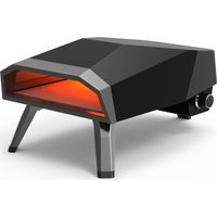 Four à pizza à gaz nomade – Pierre à pizza 30 x 30 cm – Cuisson rapide 1mn – Acier inoxydable robuste – Puissance 3900W – Barbecue France