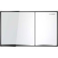 PLACCA DI COMANDO ""SIGMA 60"" FILO PARETE Vetro Bianco