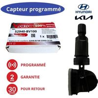 Vorgeprogrammierter TPMS-Drucksensor 433MHz für KIA EV6 / Sportage V & HYUNDAI Tucson IV - Ref. 52940-BV100/CG100