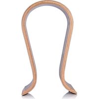 Support en bois en forme de U pour casque audio, étagère de bureau pour casque.