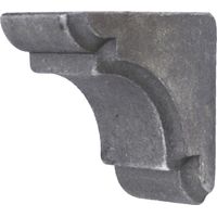 Equerre d'angle de renfort pour tube 30mm - Hauteur 56mm Largeur 56mm - À souder - DECO FER FORGE