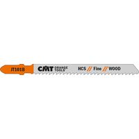 JT101B-5 5 lames de scie à bois HCS 100 x 2,7 x 10 TPI (droites/fines)