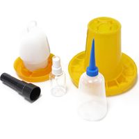 Set di ricambio per incubatrice automatica 5 pezzi Con mangiatoia, abbeveratoio e lampada sperauova