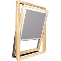 Tenda Oscurante Compatibile Roto ® - Vitrage H 63.5 x 40 cm Grigio