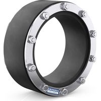 CR Pressdg. Typ SD60, DN 500, AD 0-475mm bis 5 bar, Dichtung: 60mm, EPDM / V2A