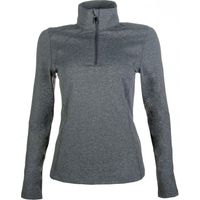 Maglietta tecnica per donna a manica lunga con zip modello Mio: XXL, blu screziato 2175