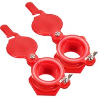 2 pièces Plastic Honey Extractor Gate Valve Beekeeping Bottling Tool With Sealing Screw Practical Honey Tap For Beekeepers