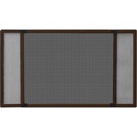Moustiquaire extensible pour fenêtre,Rideau anti-moustiques Marron (100-193)x75 cm CFW58389
