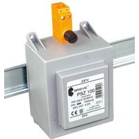 Einphasentransformator PSZ 100 230/24V IP30 für DIN TH-35 Schiene Im Gehäuse mit Schutz