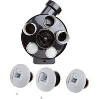 Kit Hygro B VMC simple flux hygroréglable PENTA ES + 3 bouches cordon - AXELAIR - KHBCST5160