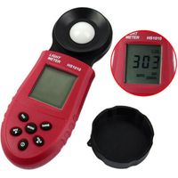 Luxmètre portable HS1010, mesure les lux et les FC jusqu'à 200 000 lux, écran LCD rétroéclairé, testeur de photomètre