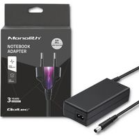 Adattatore di alimentazione per laptop Dell Qoltec 65W 19,5V 3,34A 7,45,0+pin +cavo di alimentazione