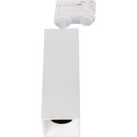 Plafonnier ANOVI UNIVERSAL RAIL LED SWITCH carré blanc mat - EUROPOLE - 29210016