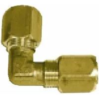 Accessoire asservissement à gaz CO2 - Souchier - Raccord olive coudé 90° laiton