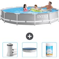 Intex Piscine Prism Frame Ronde - 366x76 cm - 4-pièces SCB75