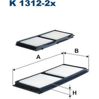 Filtre d'habitacle Filtron K1312-2X