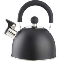 Hervidor de acero inoxidable Fischio negro satinado L.1,5 Eva
