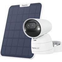 Reolink – Caméra de surveillance 4K 8MP WiFi double bande – Vision nocturne couleur jusqu'à 15m – Détection automatique personnes/véhicules – Panneau solaire inclus