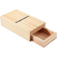 Boîte à Savon en Bois avec Couteau et Rabot pour Savons Artisanaux