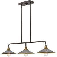 Elstead Rigby - 3 Light Ceiling Island Kronleuchter Anhänger Bar Light Bronze, E27