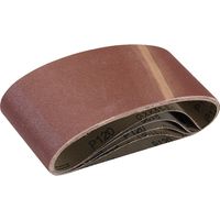 5 BANDES ABRASIVES 75 X 457 MM GRAIN 120 SILVERLINE 901495