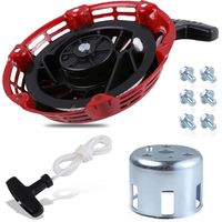 Couvercle de démarreur à rappel pour moteur Honda GX120 GX160 GX200 (pattes en acier) 4/5,5/6,5 ch