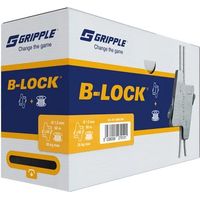 Pack de 30 galets B-Lock – 1 bobine de 50m de câble D1.5mm – Boîtier en zinc résistant – Dents en acier pour accroche forte – Gripple