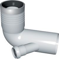 SCELTO DA DESIVERO P.p. curva wc prolungata d.110 c/a.sx50 codice prod: DSV01064