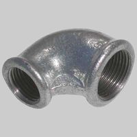 GOMITO RIDOTTO FEMMINA/FEMMINA ZINCATO 11/4 x 1 MADE IN ITALY